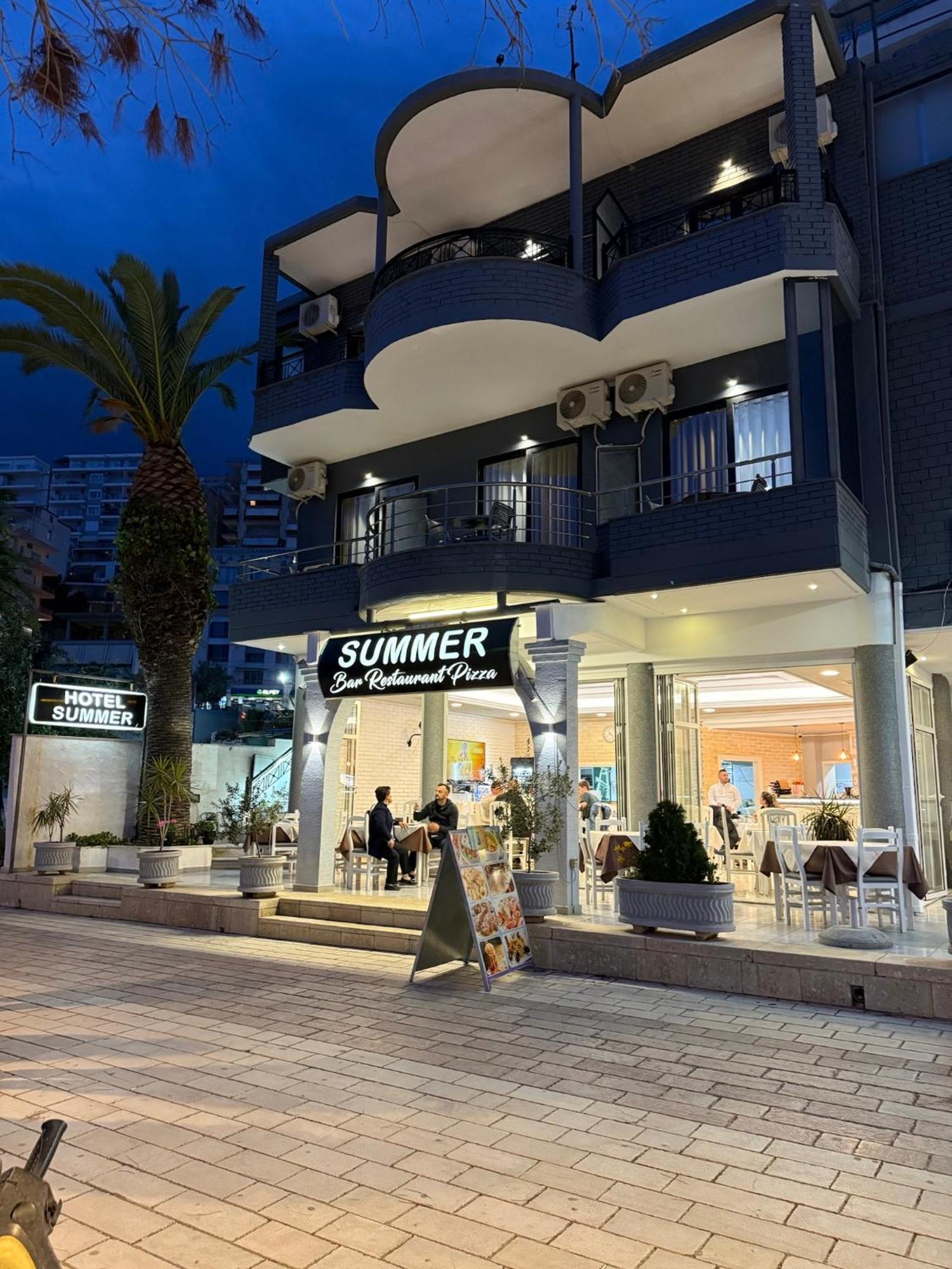 Hotel Summer Sarandë Esterno foto